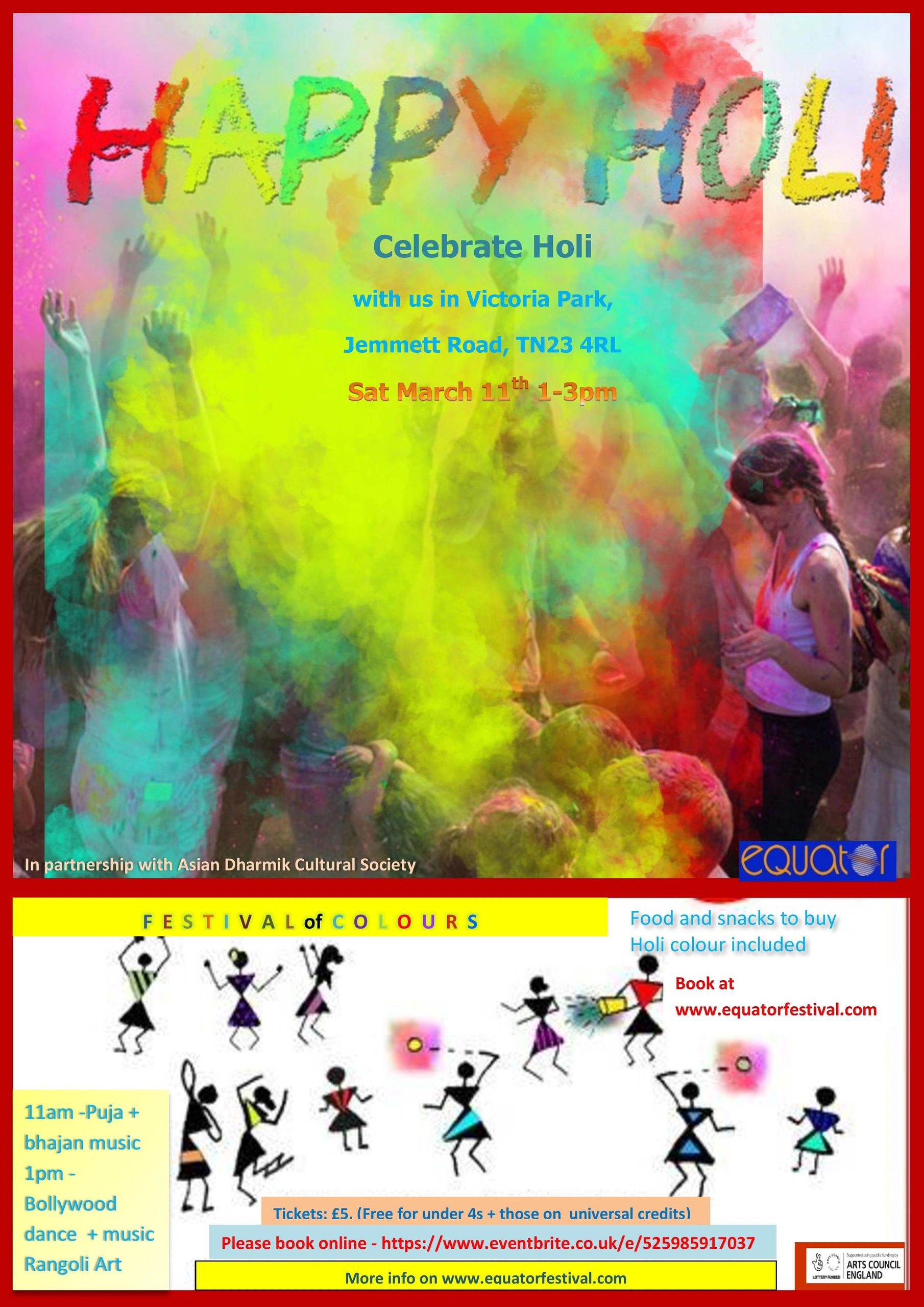 Holi Festival coming to Victoria Park!